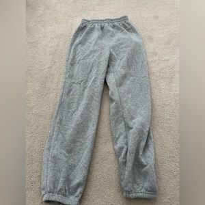Gray sweatpants